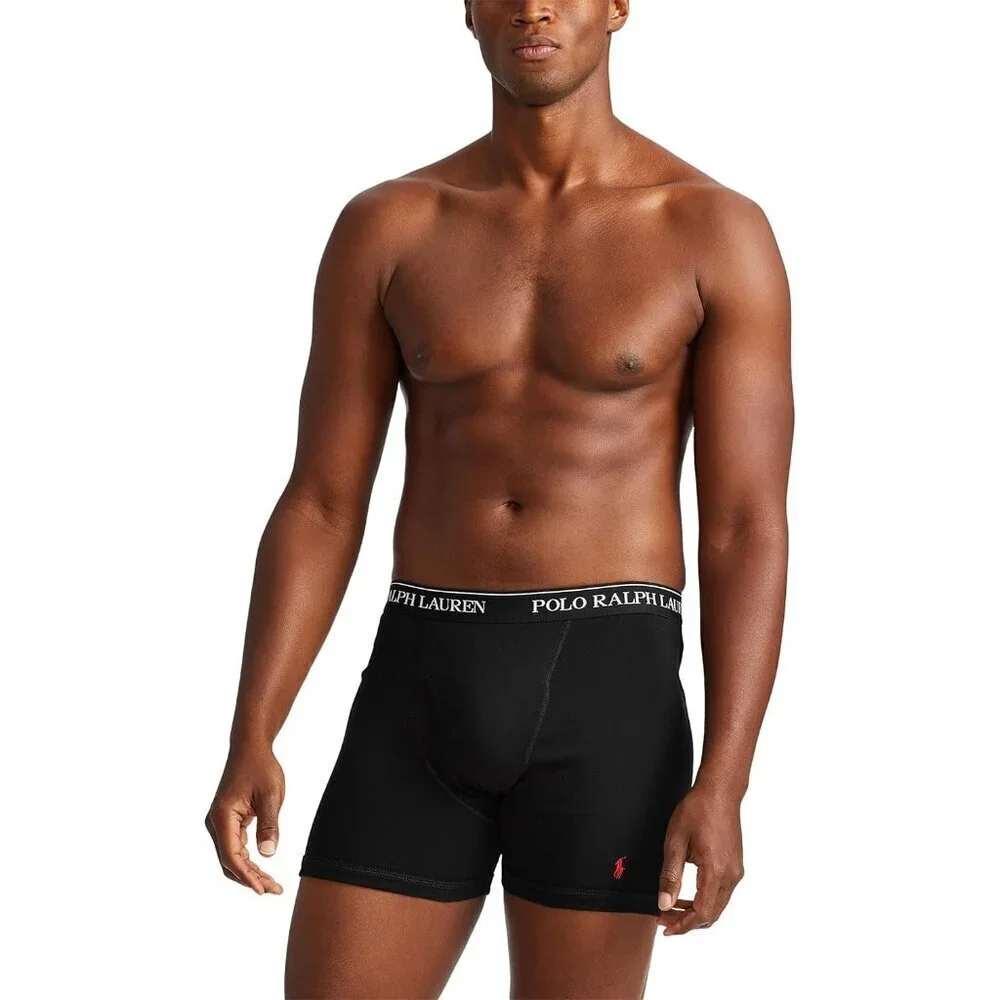 Men's Classic Fit Cotton Boxer Briefs, Trunks & Long Leg Available, 3-Pack
